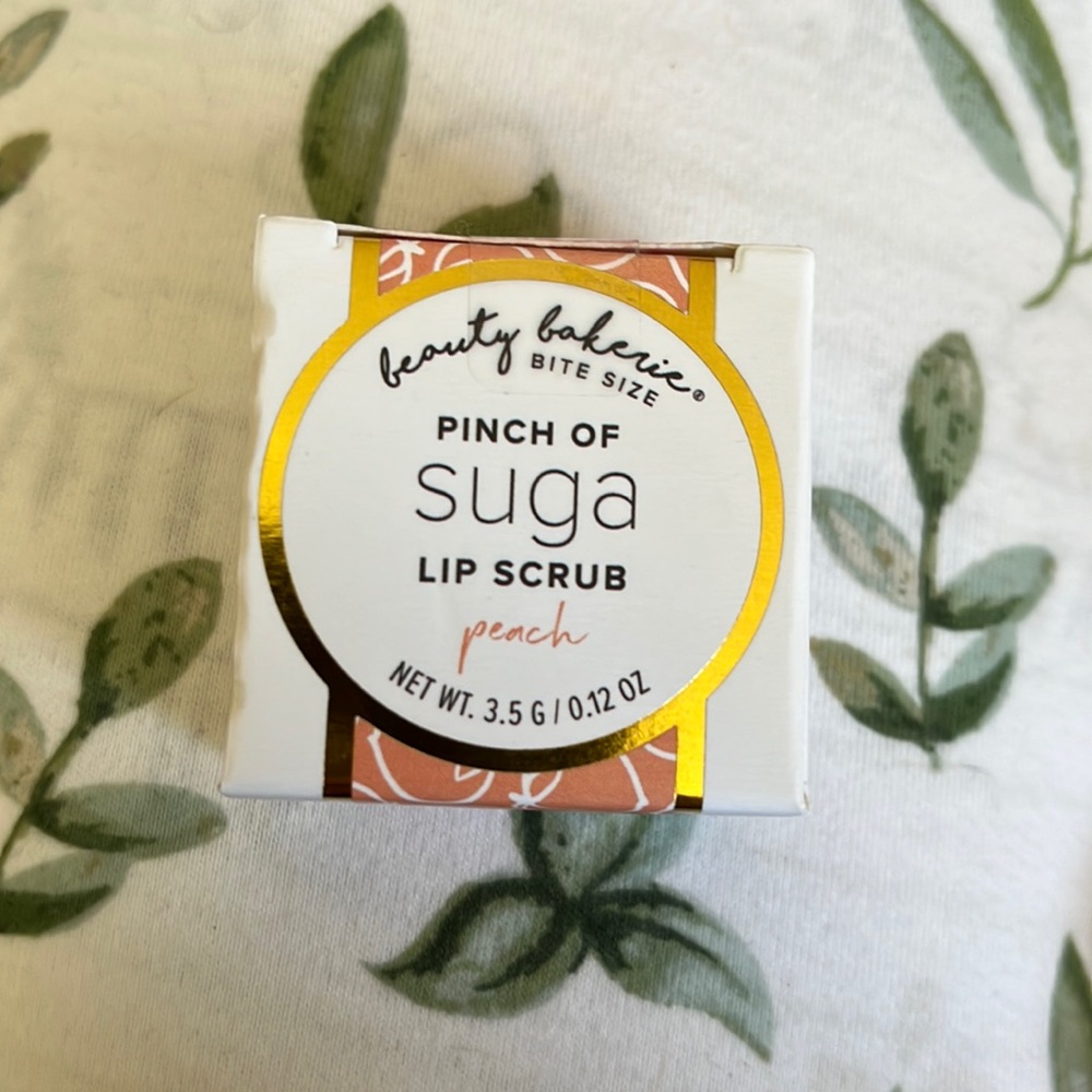 2/$10 Beauty Bakerie Bite Size Pinch of Suga Lip Scrub - 0.12oz (Peach)